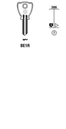 Toon details voor Silca Cilindersleutel brass BE1R Afbeelding van Silca Cilindersleutel brass BE1R