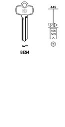 Toon details voor Silca Cilindersleutel brass BES4 Afbeelding van Silca Cilindersleutel brass BES4