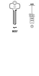 Toon details voor Silca Cilindersleutel brass BES7 Afbeelding van Silca Cilindersleutel brass BES7