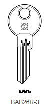 Toon details voor Silca Cilindersleutel brass BAB26R3 Afbeelding van Silca Cilindersleutel brass BAB26R3