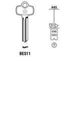Toon details voor Silca Cilindersleutel brass BES11 Afbeelding van Silca Cilindersleutel brass BES11
