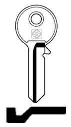 Toon details voor Silca Cilindersleutel brass AB14 Afbeelding van Silca Cilindersleutel brass AB14