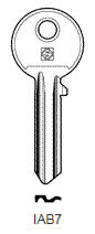 Toon details voor Silca Cilindersleutel brass IAB7 Afbeelding van Silca Cilindersleutel brass IAB7