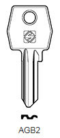 Toon details voor Silca Cilindersleutel brass AGB2 Afbeelding van Silca Cilindersleutel brass AGB2