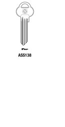 Toon details voor Silca Cilindersleutel brass ASS138 Afbeelding van Silca Cilindersleutel brass ASS138