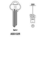 Toon details voor Silca Cilindersleutel brass ASS132R Afbeelding van Silca Cilindersleutel brass ASS132R