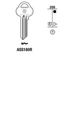 Toon details voor Silca Cilindersleutel brass ASS180R Afbeelding van Silca Cilindersleutel brass ASS180R