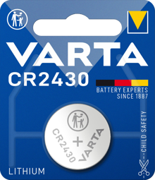 Toon details voor VARTA batterij CR2430 - 3V Afbeelding van VARTA batterij CR2430 - 3V