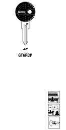 Toon details voor Silca Autosleutel plastic kop staal GT6RCP Afbeelding van Silca Autosleutel plastic kop staal GT6RCP