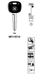 Toon details voor Silca Transpondersleutel brass MIT11RT19 Afbeelding van Silca Transpondersleutel brass MIT11RT19