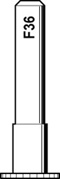 Toon details voor Silca frees F36 MTX Evo/Pro D706270ZB Afbeelding van Silca frees F36 MTX Evo/Pro D706270ZB
