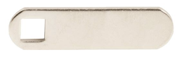 Toon details voor SISO sluitlip los A237 recht 60mm Afbeelding van SISO sluitlip los A237 recht 60mm