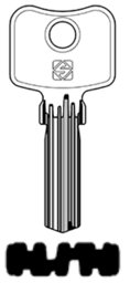 Toon details voor Silca Boringsleutel brass WK100 Afbeelding van Silca Boringsleutel brass WK100