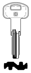 Toon details voor Silca Boringsleutel brass THR5R Afbeelding van Silca Boringsleutel brass THR5R