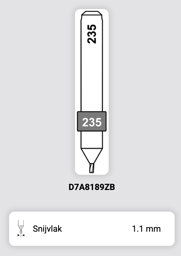 Toon details voor Silca QCD frees 235 - D7A8189ZB Afbeelding van Silca QCD frees 235 - D7A8189ZB