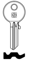 Toon details voor Silca Cilindersleutel brass IE41R Afbeelding van Silca Cilindersleutel brass IE41R