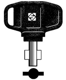 Toon details voor Silca Contactsleutel ijzer EFL1P Afbeelding van Silca Contactsleutel ijzer EFL1P