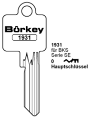 Toon details voor Borkey 1931 / 0 Cilindersleutel voor BKS Afbeelding van Borkey 1931 / 0 Cilindersleutel voor BKS