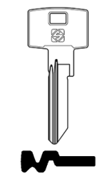 Toon details voor Silca Cilindersleutel brass PHF49 Afbeelding van Silca Cilindersleutel brass PHF49