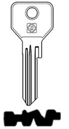 Toon details voor Silca Cilindersleutel brass CS198 Afbeelding van Silca Cilindersleutel brass CS198
