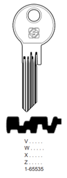 Toon details voor Silca Cilindersleutel brass AKR14 Afbeelding van Silca Cilindersleutel brass AKR14