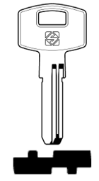 Toon details voor Silca Boringsleutel brass DK3 Afbeelding van Silca Boringsleutel brass DK3