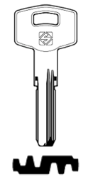 Toon details voor Silca Boringsleutel brass DK6X Afbeelding van Silca Boringsleutel brass DK6X