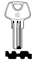 Toon details voor Silca Boringsleutel brass DM58 Afbeelding van Silca Boringsleutel brass DM58