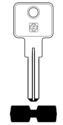 Toon details voor Silca Banensleutel brass LOK2 Afbeelding van Silca Banensleutel brass LOK2