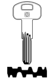 Toon details voor Silca Boringsleutel brass SCM1R Afbeelding van Silca Boringsleutel brass SCM1R