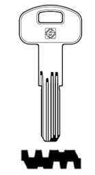 Toon details voor Silca Boringsleutel brass SCM2 Afbeelding van Silca Boringsleutel brass SCM2