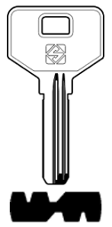 Toon details voor Silca Boringsleutel brass EZ5 Afbeelding van Silca Boringsleutel brass EZ5