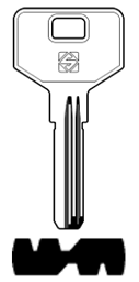 Toon details voor Silca Boringsleutel brass EZ5X Afbeelding van Silca Boringsleutel brass EZ5X