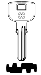 Toon details voor Silca Boringsleutel brass TE5 Afbeelding van Silca Boringsleutel brass TE5