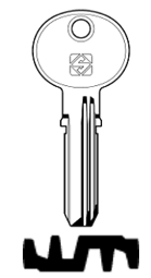 Toon details voor Silca Boringsleutel brass TE7 Afbeelding van Silca Boringsleutel brass TE7