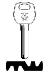 Toon details voor Silca Boringsleutel brass WJ1R Afbeelding van Silca Boringsleutel brass WJ1R