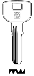 Toon details voor Silca Boringsleutel brass WU1R Afbeelding van Silca Boringsleutel brass WU1R