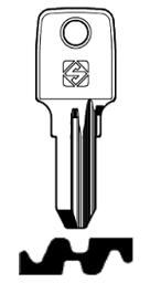 Toon details voor Silca Boringsleutel brass MER38 Afbeelding van Silca Boringsleutel brass MER38