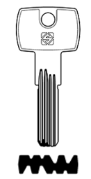 Toon details voor Silca Boringsleutel brass AB130R Afbeelding van Silca Boringsleutel brass AB130R