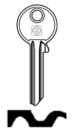 Toon details voor Silca Cilindersleutel brass ALP2 Afbeelding van Silca Cilindersleutel brass ALP2