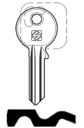 Toon details voor Silca Cilindersleutel brass AKR15 Afbeelding van Silca Cilindersleutel brass AKR15