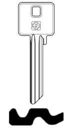 Toon details voor Silca Cilindersleutel brass VI38 Afbeelding van Silca Cilindersleutel brass VI38