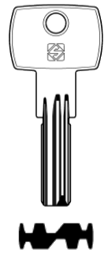 Toon details voor Silca Boringsleutel brass VI19 Afbeelding van Silca Boringsleutel brass VI19