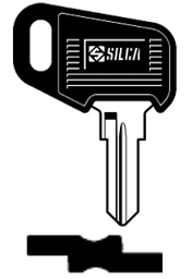Toon details voor Silca Autosleutel plastic kop staal RO32P Afbeelding van Silca Autosleutel plastic kop staal RO32P