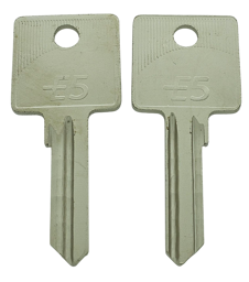 Toon details voor Cilindersleutel staal enkelzijdig B-HARKO E5 Afbeelding van Cilindersleutel staal enkelzijdig B-HARKO E5