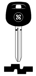 Toon details voor Silca Transpondersleutel brass TOY43RATE zonder chip Afbeelding van Silca Transpondersleutel brass TOY43RATE zonder chip