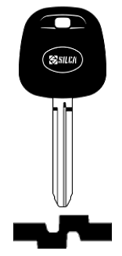 Toon details voor Silca Transpondersleutel brass TOY43TE zonder chip Afbeelding van Silca Transpondersleutel brass TOY43TE zonder chip