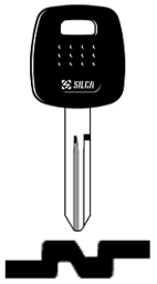 Toon details voor Silca Transpondersleutel brass NSN14TE zonder chip Afbeelding van Silca Transpondersleutel brass NSN14TE zonder chip
