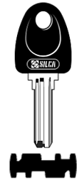 Toon details voor Silca Banensleutel nikkel LH15P Afbeelding van Silca Banensleutel nikkel LH15P