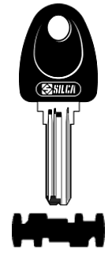 Toon details voor Silca Banensleutel nikkel LH16P Afbeelding van Silca Banensleutel nikkel LH16P